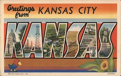 Greetings from Kansas City Postcard Postcard Postcard