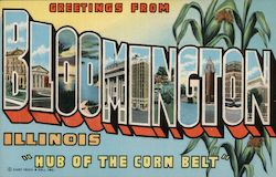 Greetings from Bloomington Postcard