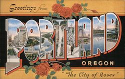 Greetings from Portland Postcard
