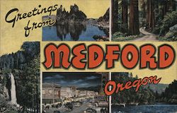 Greetings from Medford Postcard