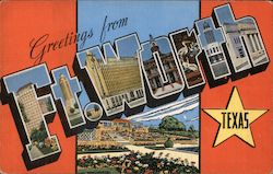 Greetings from Ft. Worth Postcard