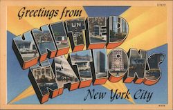 Greetings from New York City Postcard
