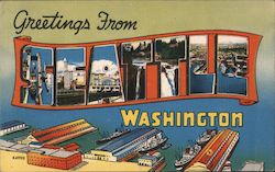 Greetings from Seattle Postcard