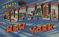 Greetings from Buffalo Postcard
