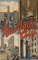 Greetings from New York City Postcard