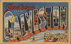 Greetings from Galveston Postcard