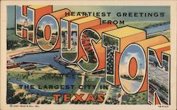 Greetings from Houston Texas Postcard Postcard Postcard