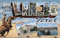 Greetings from Laredo Texas Postcard Postcard Postcard