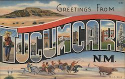 Greetings from Tucumcari Postcard