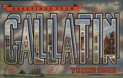 Greetings from Gallatin Postcard