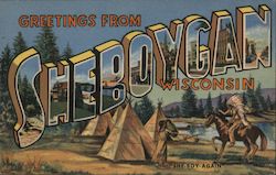 Greetings from Sheboygan Postcard