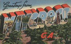 Greetings from Waycross Postcard