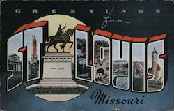 Greetings from St Louis Postcard