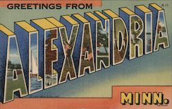 Greetings from Alexandria Postcard