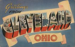 Greetings from Cleveland Ohio Postcard Postcard Postcard