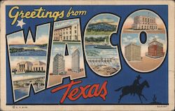 Greetings from Waco Postcard