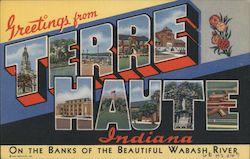 Greetings from Terre Haute Postcard