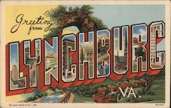 Greetings from Lynchburg Postcard