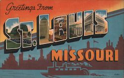 Greetings from St. Louis Postcard