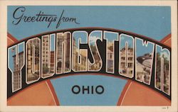 Greetings from Youngstown Ohio Postcard Postcard Postcard