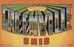 Greetings from Greenville Postcard