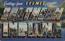 Greetings from Sothern Indiana Postcard