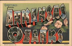 Greetings from Ozarks Postcard