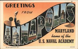 Greetings from Annapolis Postcard