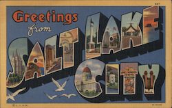 Greetings from Salt Lake City Postcard
