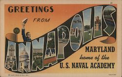 Greetings from Annapolis Postcard