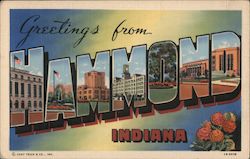 Greetings from Hammond Postcard