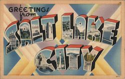 Greetings from Salt Lake City Postcard