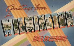Greetings from Wilmington Postcard