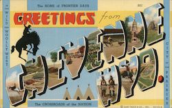 Greetings from Cheyenne Postcard