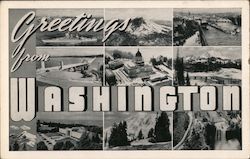Greetings from Washington Postcard