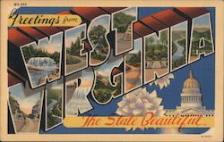 Greetings from West Virginia Postcard