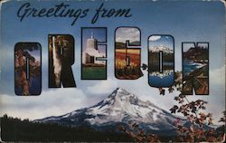 Greetings from Oregon Postcard Postcard Postcard