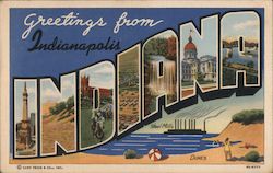 Greetings from Indianapolis Postcard