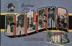 Greetings from Galena Postcard