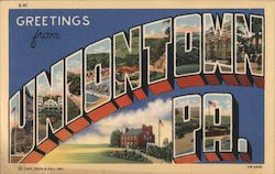 Greetings from Uniontown Postcard