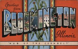 Greetings from Bloomington Postcard