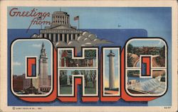 Greetings from Ohio Postcard