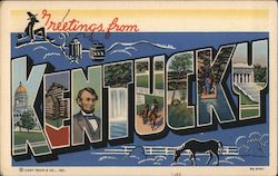 Greetings from Kentucky Postcard