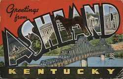 Greetings from Ashland Kentucky Postcard Postcard Postcard