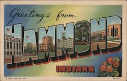 Greetings from Hammond Postcard