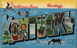 Greetings from Wickliffe Postcard