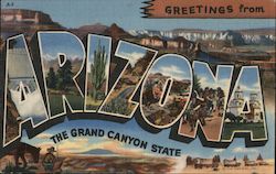 Greetings from Arizona Postcard