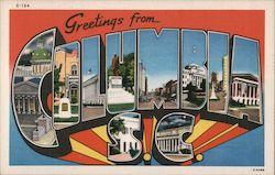 Greetings from Columbia Postcard