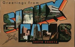 Greetings from Sioux Falls South Dakota Postcard Postcard Postcard