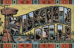 Greetings from Wisconsin Dells Postcard